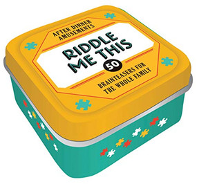 After Dinner Amusements: Riddle Me This (50 Brainteasers for the Whole Family (Dinner Party Gifts, Games for Adults, Games for Dinner Parties)) by Chronicle Books, 9781452178257