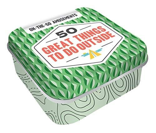 On-the-Go Amusements: 50 Great Things to Do Outside ((Screen-Free Boredom Busters for Summer Days or School Holidays, Activity Ideas for Family Fun Together)) (Miniature Edition) by Chronicle Books, 9781452183039