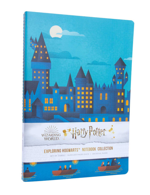 Harry Potter: Exploring Hogwarts Sewn Notebook Collection (Set of 3) by Insight Editions, 9781647220839