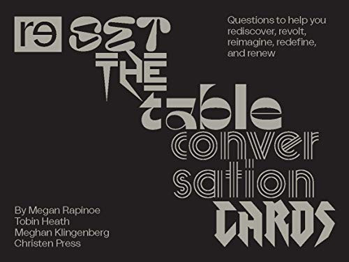 Reset the Table Conversation Cards by Re-Inc, Megan Rapinoe, Tobin Heath, Meghan Klingenberg, Christen Press, 9781797205649