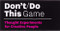Don't/Do This - Game (Thought Experiments for Creative People) by Donald Roos, 9789063694845