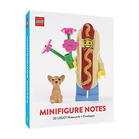 Lego« Minifigure Notes: 20 Notecards and Envelopes by LEGO, 9781452182285