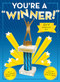 You're a Winner! (DIY Trophy Kit) by Chronicle Books, 9781452114361