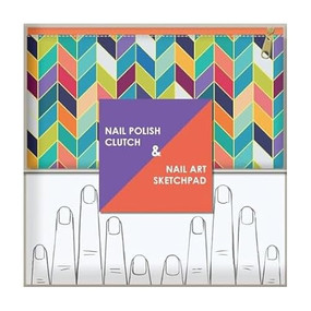 Nail Polish Clutch + Nail Art Sketchpad by Chronicle Books, 9781452134505