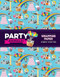 Party Animals! Wrapping Paper (12 Sheets + 24 Gift Tags) by Chronicle Books, 9781452142869