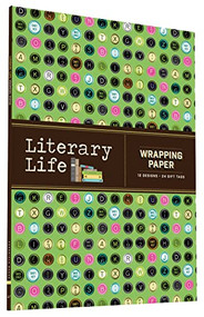 Literary Life Wrapping Paper (12 sheets + 24 gift tags!) by Chronicle Books, 9781452149134