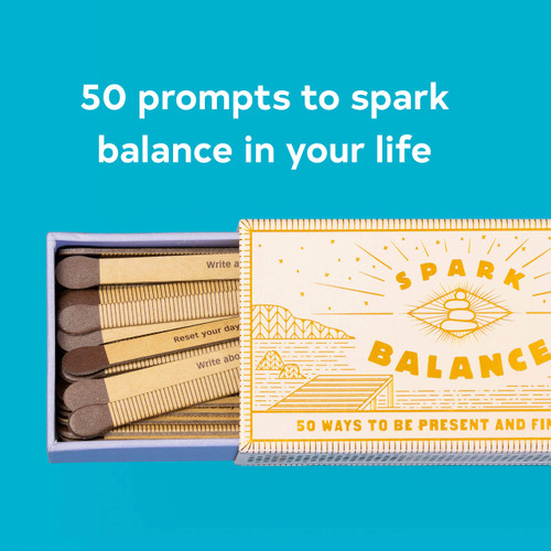 Spark Balance (50 Ways to Be Present and Find Focus (Hostess Gift or Stocking Stuffer, Mother's Day Gift, Girlfriend Gift)) (Miniature Edition) by Chronicle Books, 9781452178226