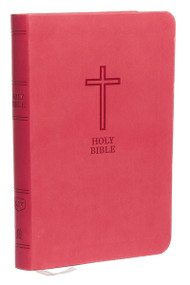 KJV, Value Thinline Bible, Compact, Leathersoft, Pink, Red Letter, Comfort Print (Holy Bible, King James Version) by Thomas Nelson, 9780718098094