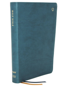 NET Bible, Thinline Large Print, Leathersoft, Teal, Thumb Indexed, Comfort Print (Holy Bible) by Thomas Nelson, 9780785225065