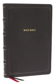 NKJV, Deluxe Thinline Reference Bible, Large Print, Leathersoft, Black, Thumb Indexed, Red Letter, Comfort Print (Holy Bible, New King James Version) by Thomas Nelson, 9780785238461