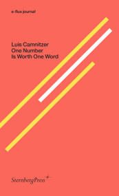 One Number Is Worth One Word by Luis Camnitzer, 9783956795091