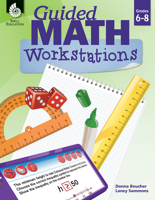 Guided Math Workstations Grades 6-8 by Donna Boucher, Laney Sammons, 9781425817305