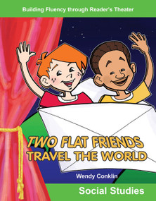 Two Flat Friends Travel the World by Wendy Conklin, 9780743900096