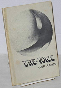 Ere-Voice by Carl Rakosi, 9780876852507