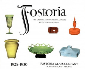 Fostoria Fine Crystal and Colored Glassware (Cut, Etched and Plain 1925-1930) by Schiffer Publishing, Ltd., 9780895381132