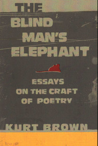 Blind Man's Elephant by Kurt Brown, 9781942280545