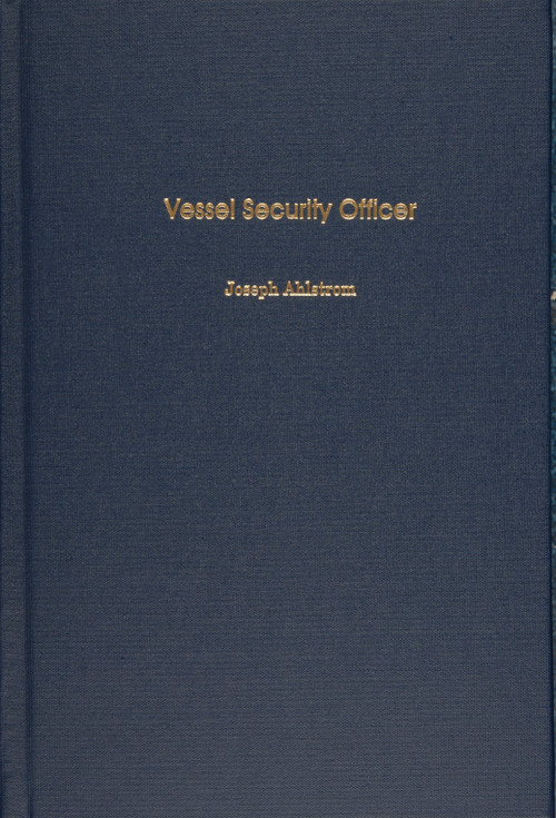 Vessel Security Officer by Joseph Ahlstrom, 9780870335709