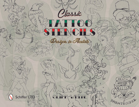 Classic Tattoo Stencils (Designs in Acetate) by Cliff White, 9780764349997