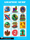 Graphic Surf (Decals, Patches, Stickers) by Ben Marcus, 9780764329487