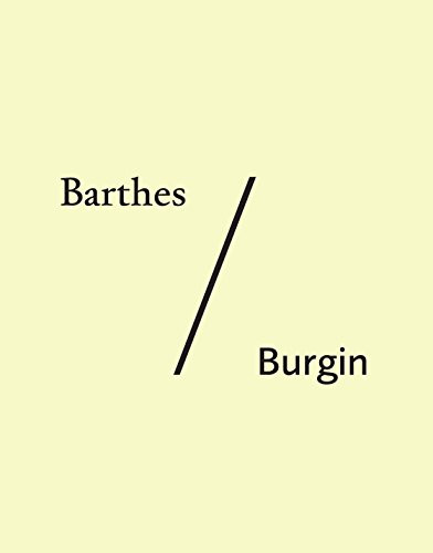 Barthes/Burgin by Ryan Bishop, Sunil Manghani, 9781474415538