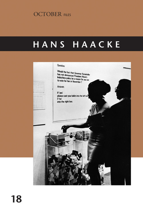 Hans Haacke - 9780262527934 by Rachel Churner, 9780262527934