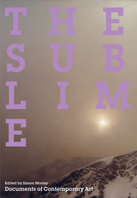 The Sublime by Simon Morley, 9780262513913