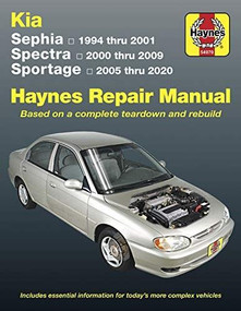 Kia Sephia (1994-2001) Spectra (2000-2009) Sportage (2005-2020) (Based on a complete teardown and rebuild - Includes essential information for today's more complex vehicles) by Editors of Haynes Manuals, 9781620923887