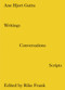 Writings, Conversations, Scripts by Ane Hjort Guttu, Rike Frank, 9783956794070