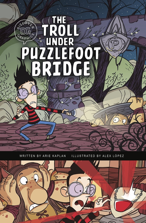 The Troll Under Puzzlefoot Bridge - 9781515882053 by Arie Kaplan, Àlex López, 9781515882053