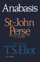Anabasis by St. John Perse, 9780156074063