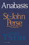 Anabasis by St. John Perse, 9780156074063