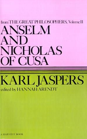 Anselm and Nicholas of Cusa by Ralph Jaspers, 9780156076005