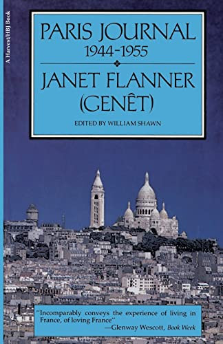 Paris Journal, 1944-1955 by Janet (Genêt) Flanner, William Shawn, 9780156709484