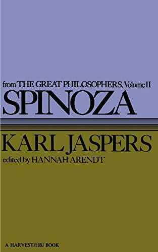 Spinoza - 9780156847308 by Karl Jaspers, 9780156847308