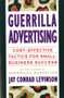 Guerrilla Advertising by Jay Conrad Levinson, 9780395687185
