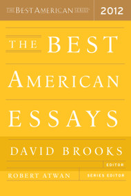 The Best American Essays 2012 by Robert Atwan, David Brooks, 9780547840093