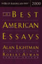 The Best American Essays 2000 by Robert Atwan, Alan Lightman, 9780618035809
