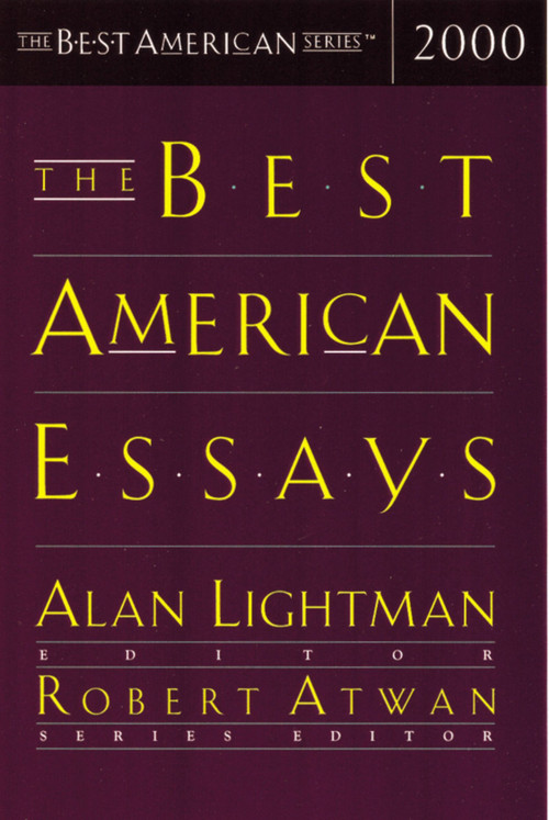 The Best American Essays 2000 by Robert Atwan, Alan Lightman, 9780618035809