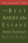 The Best American Essays 2003 by Robert Atwan, Anne Fadiman, 9780618341610