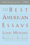 The Best American Essays 2004 by Louis Menand, Robert Atwan, 9780618357093