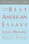 The Best American Essays 2004 by Louis Menand, Robert Atwan, 9780618357093