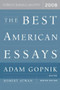 The Best American Essays 2008 by Adam Gopnik, Robert Atwan, 9780618983223