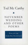 November Wedding and Other Poems by Ted McCarthy, 9781901866216
