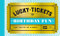 Lucky Tickets for Birthday Fun (12 Gift Coupons) by Chronicle Books, 9781797205342