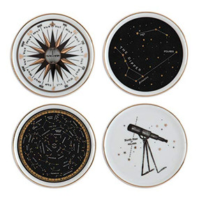 Alice Scott Porcelain Coaster Set by Galison, Alice Scott, 9780735348134