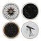 Alice Scott Porcelain Coaster Set by Galison, Alice Scott, 9780735348134