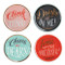 Ladyfingers Letterpress High Five Porcelain Coaster Set by Galison, Ladyfingers Letterpress, 9780735348271