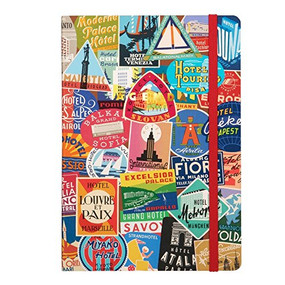 Troy Litten Vintage Travel Labels Gilded Undated Planner by Galison, Troy Litten, 9780735351080