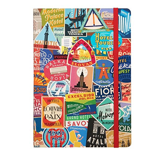 Troy Litten Vintage Travel Labels Gilded Undated Planner by Galison, Troy Litten, 9780735351080