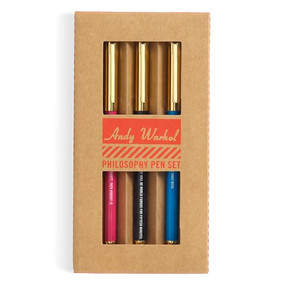 Andy Warhol Philosophy Pen Set by Galison, Andy Warhol, 9780735356429